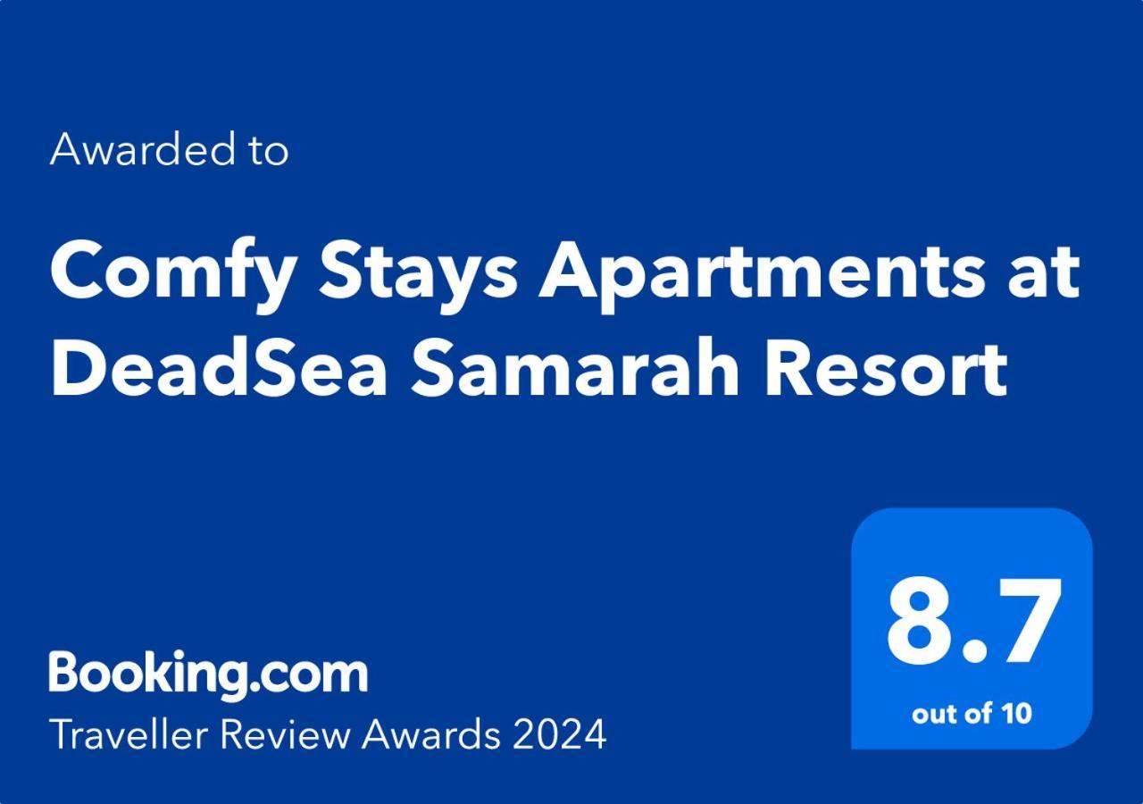 Sweimeh Comfy Stays Sea View Apartments At Deadsea Samarah Resort מראה חיצוני תמונה
